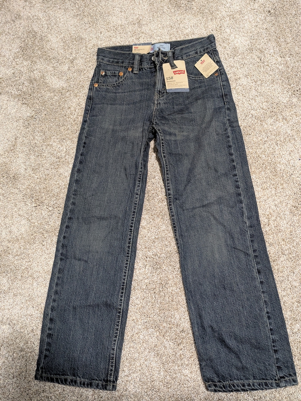 Levi's 550 Relaxed Fit Jeans Blue Waist 10 NWT